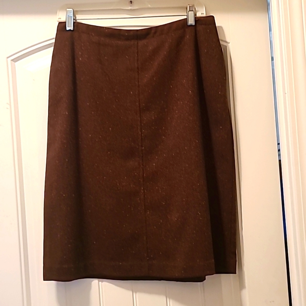 J.CREW size 6 brown skirt.